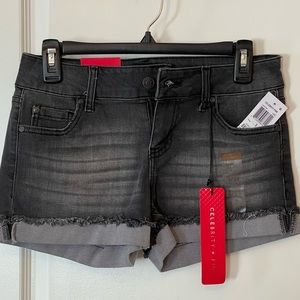 NWT Black Jean Shorts Size 3/26 from Macys!